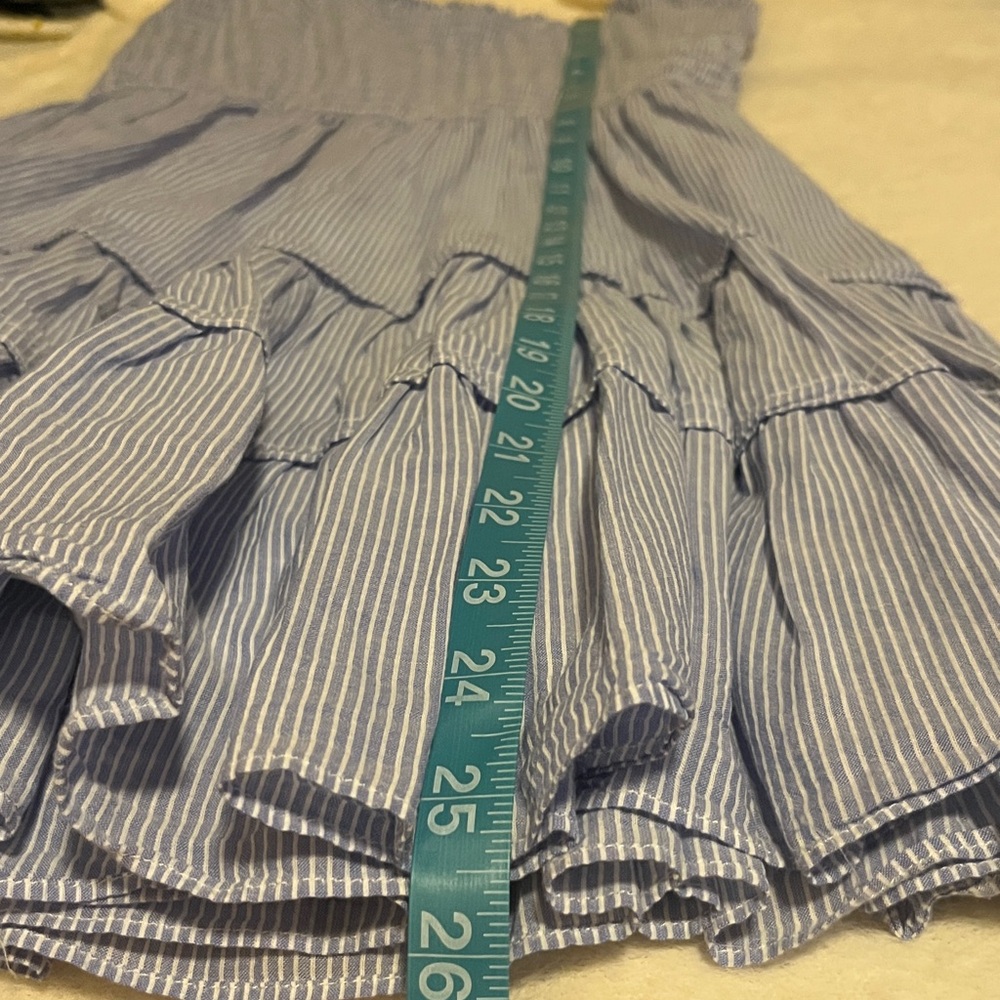 Rays for Days Emma Blue Striped Mini Dress M - Picture 7 of 12